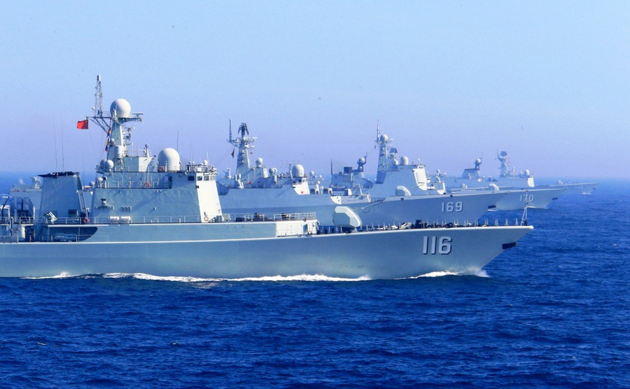 走向深蓝 新中国海军66年华丽转身 高清组图 